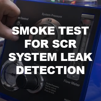 Smoke Test for SCR System Leak Detection