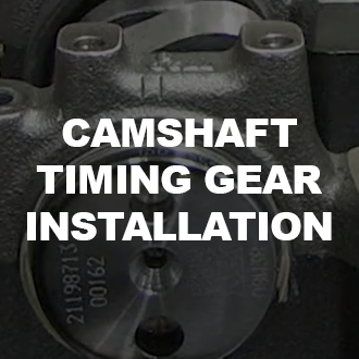 How to Install a Camshaft Timing Gear